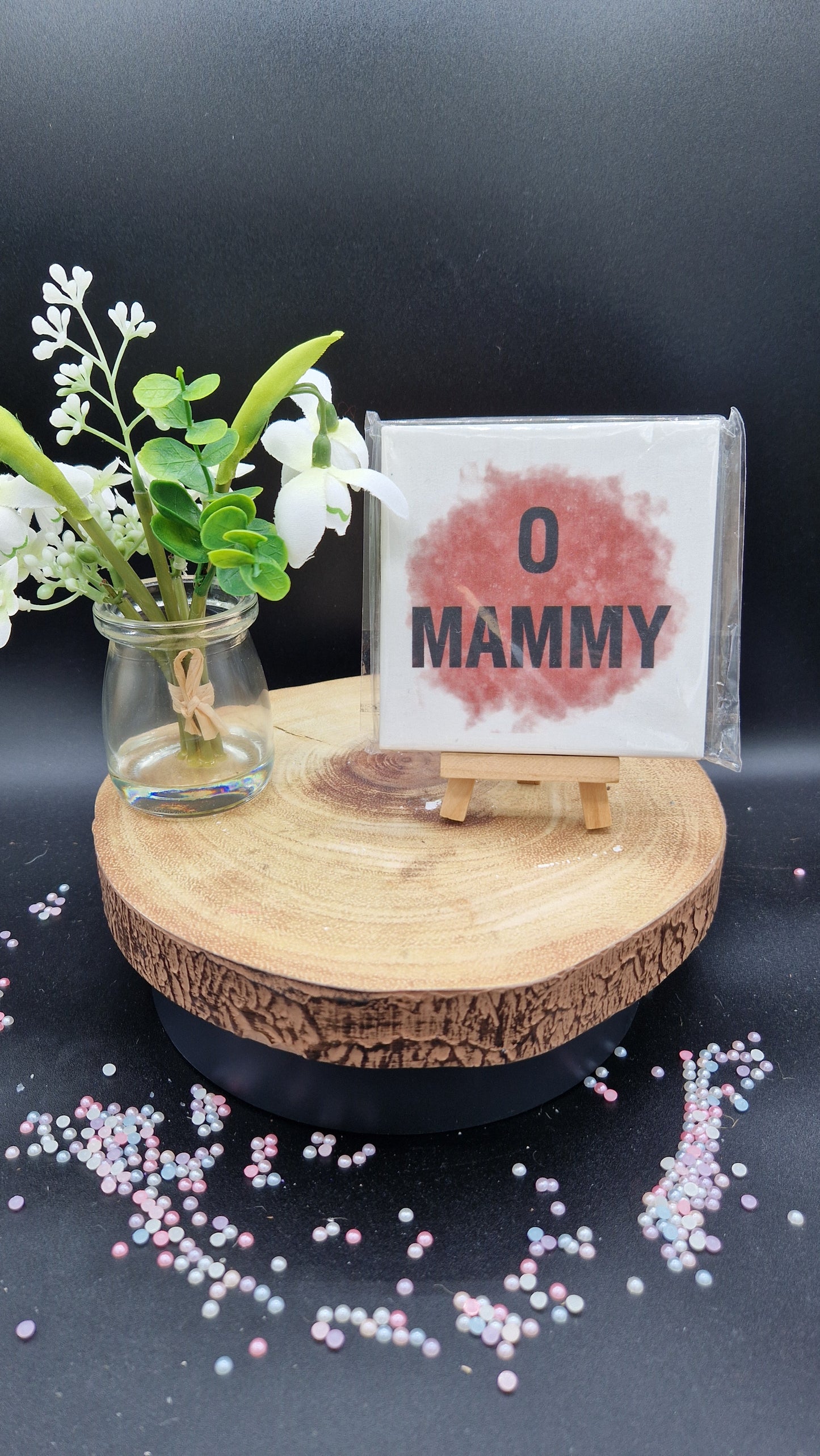 O Mammy Slogan Coaster
