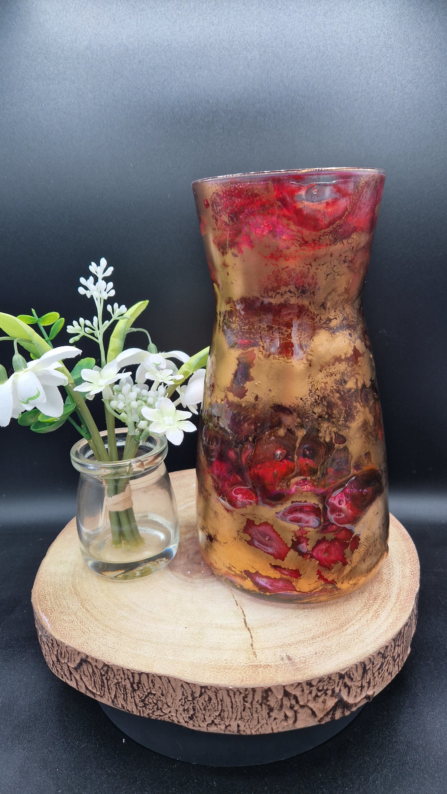 CUSTOM Resin Art Vase