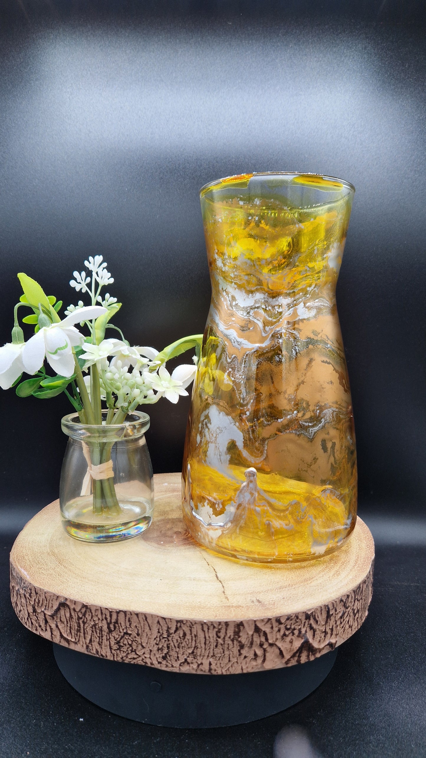 Resin Art Vase