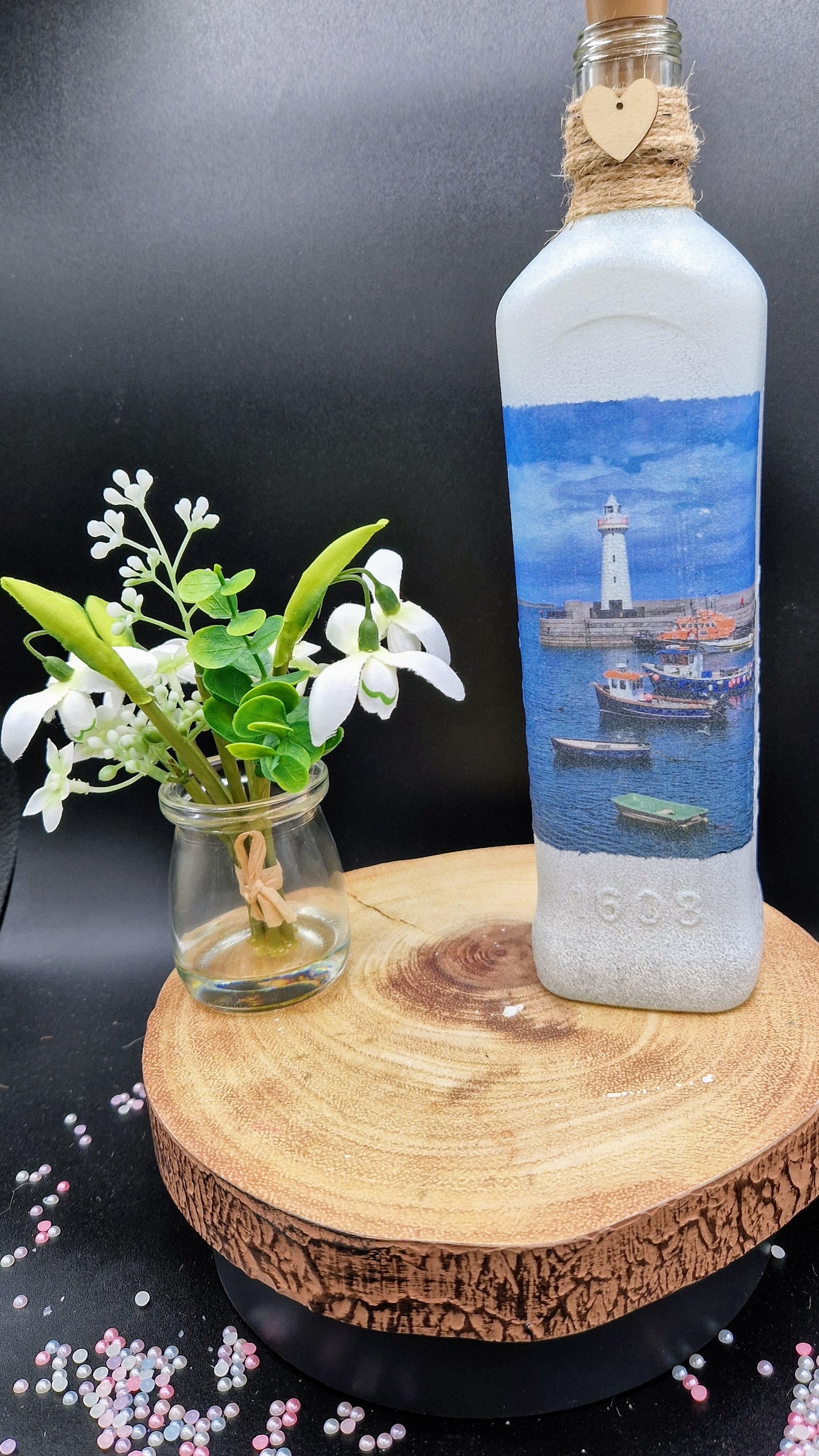 Donaghadee Lighthouse Light up bottle