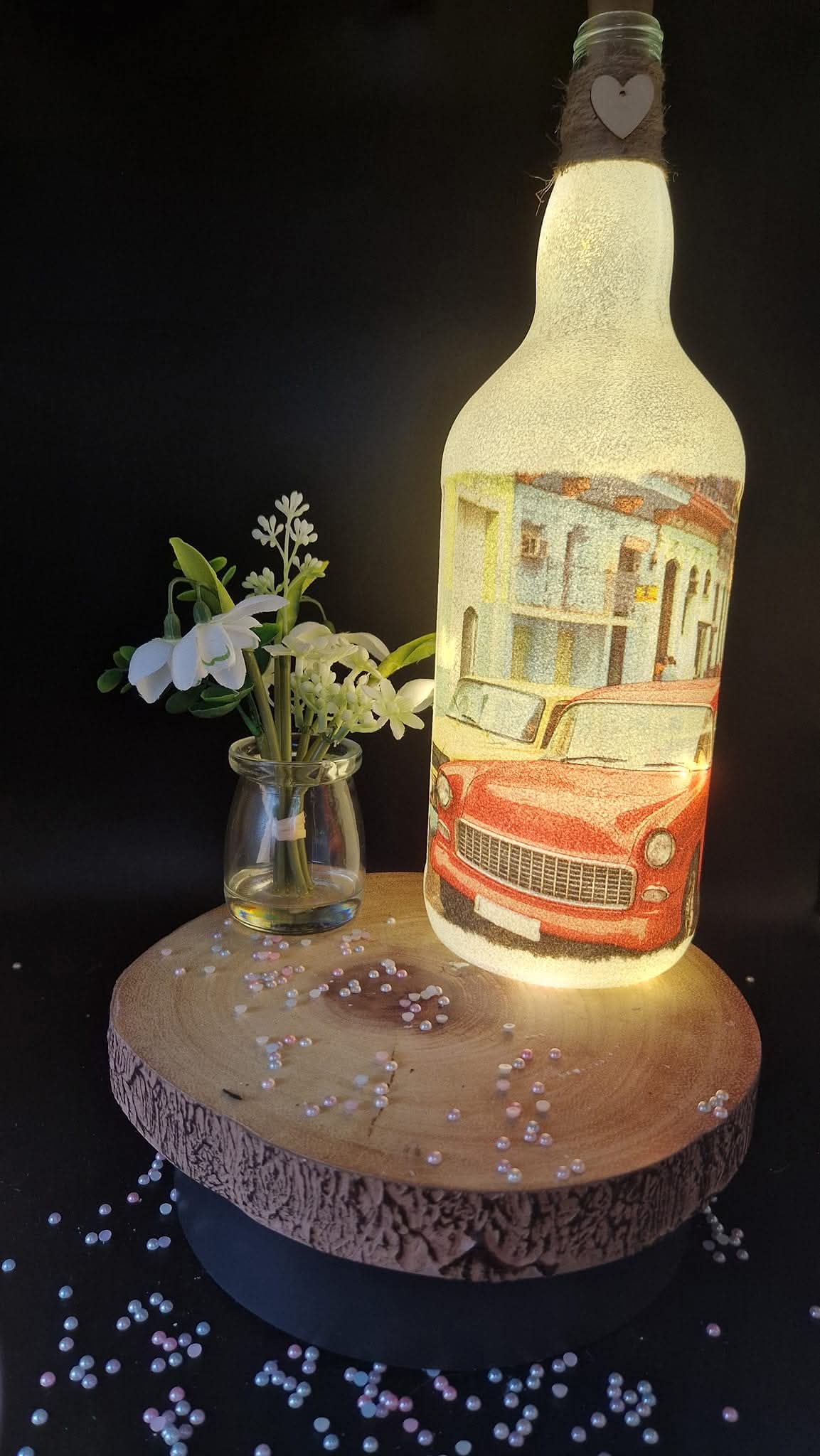 Classic Cars light up Bottle