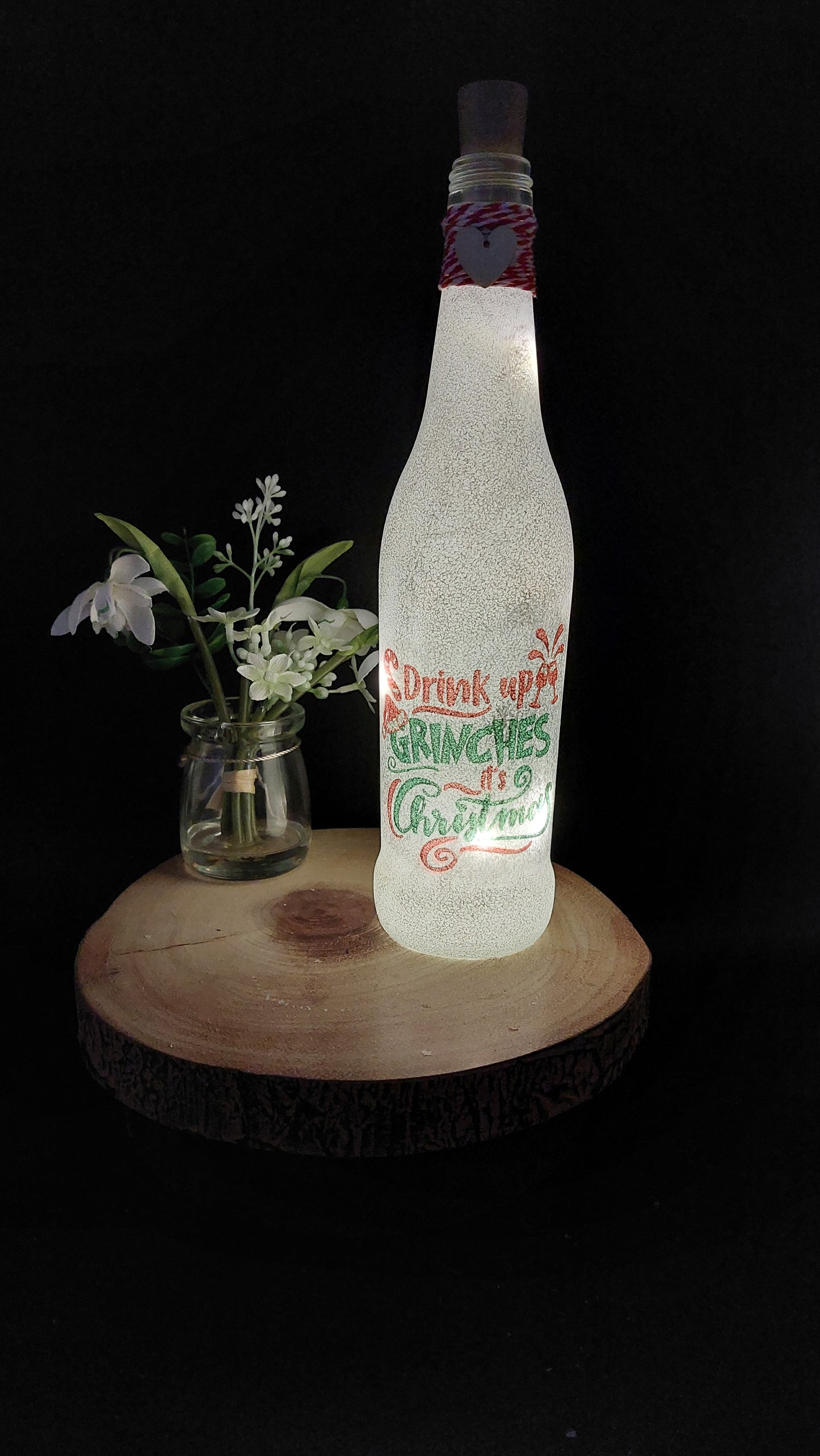 Drink up Grinches Light Up Bottle