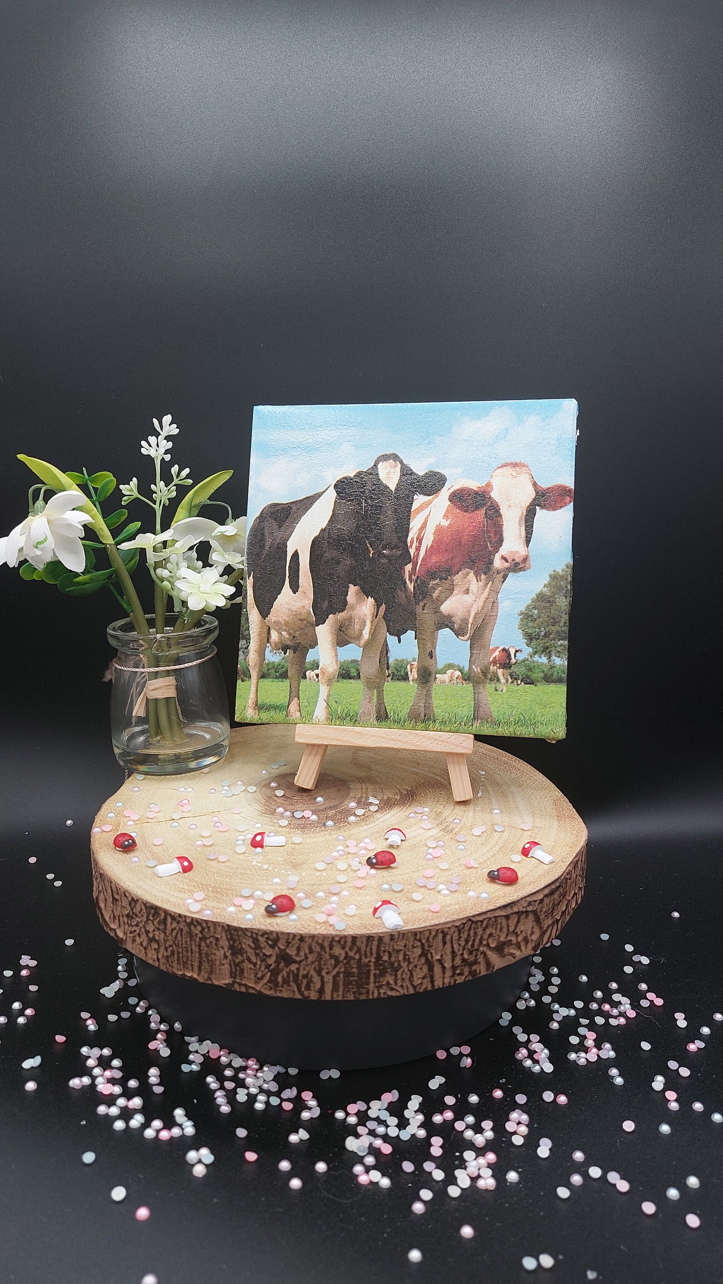 2 Cows Decorative Tile