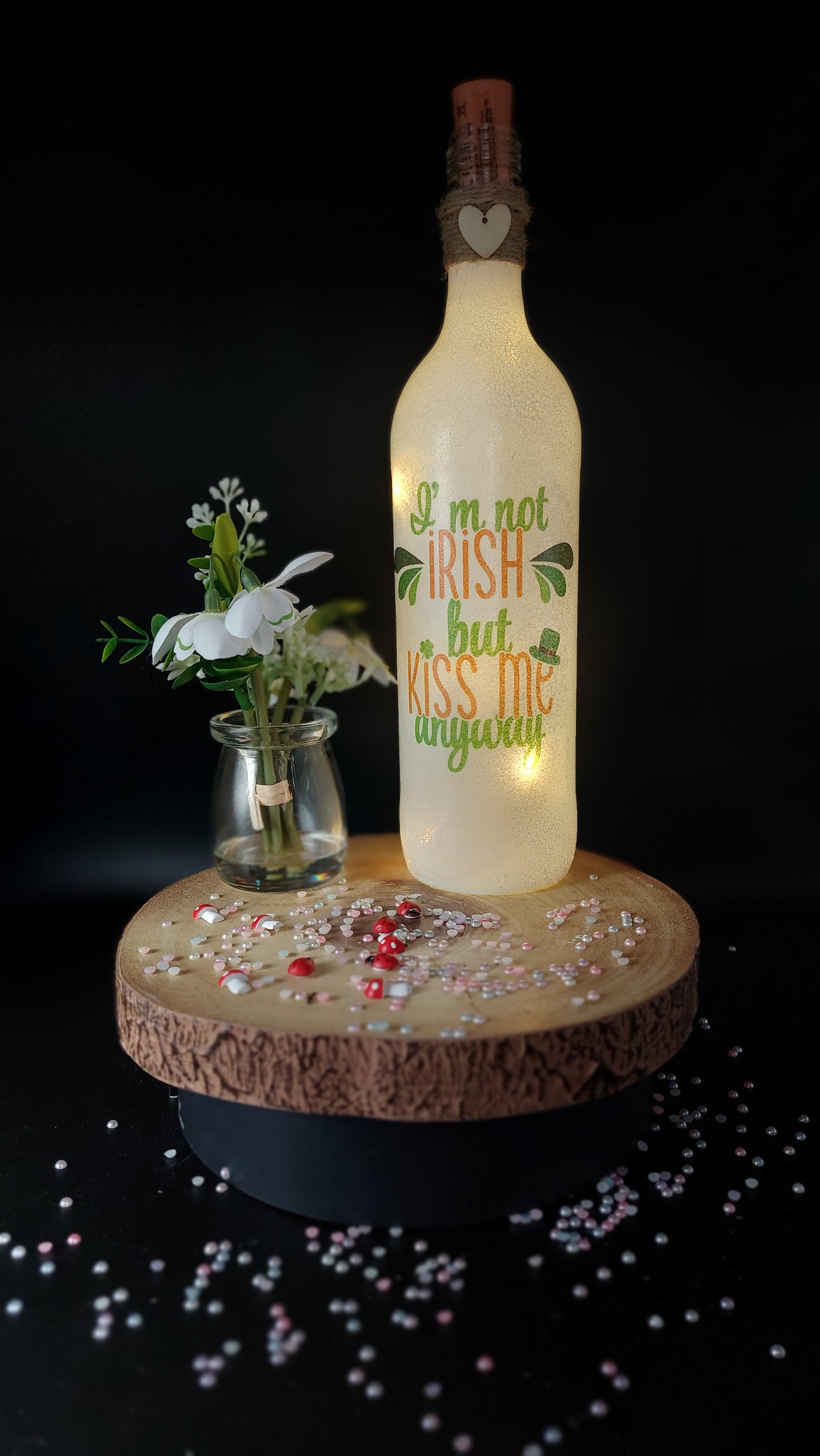 I'm not Irish Light up Bottle
