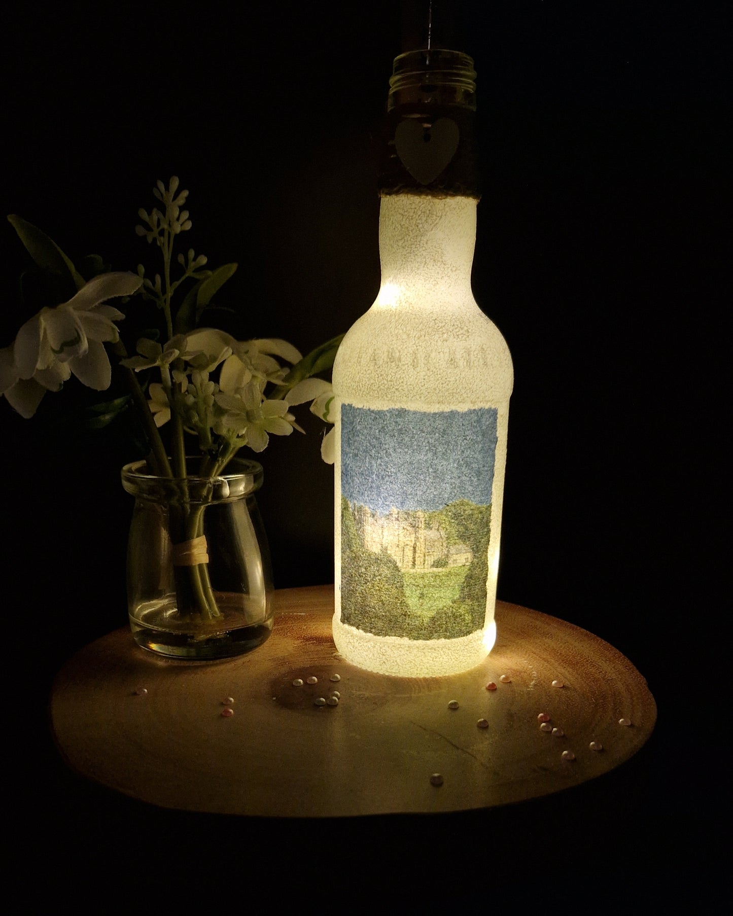 Glenarm Castle light up bottle