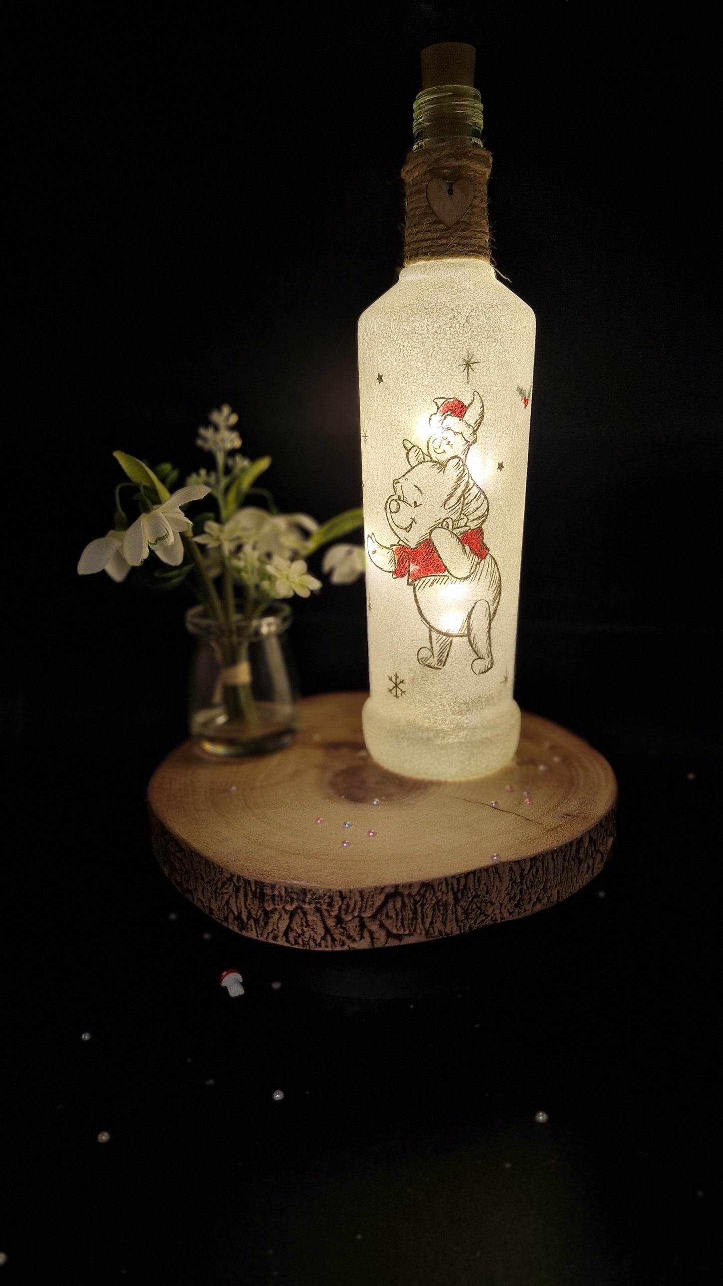 Winnie the Pooh and Piglet Light up Bottle