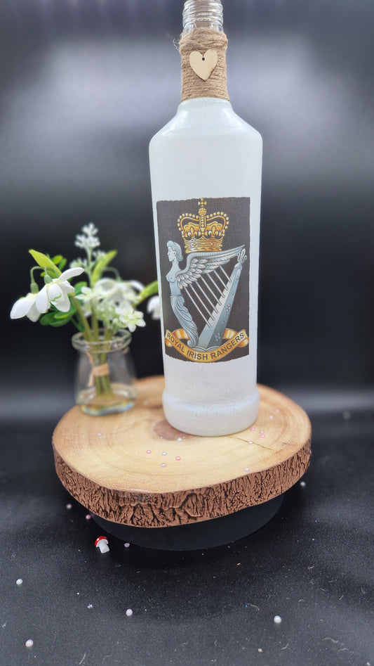 Royal Irish Rangers Light up Bottle