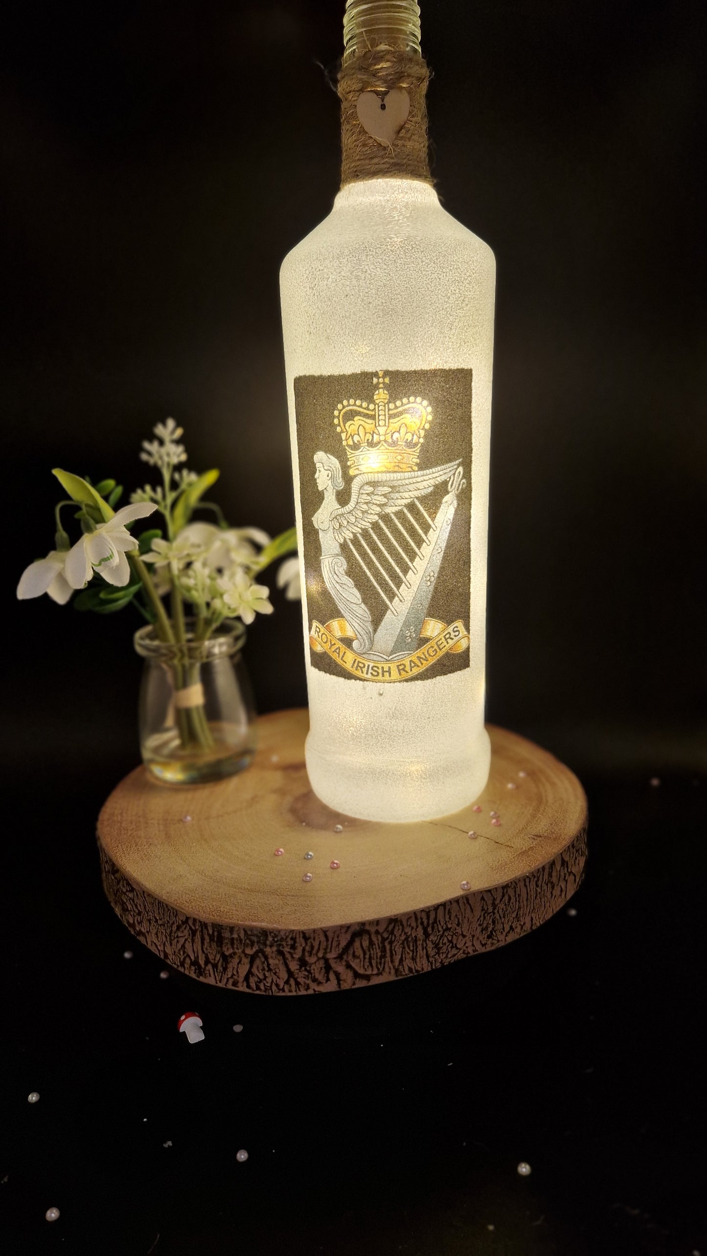 Royal Irish Rangers Light up Bottle