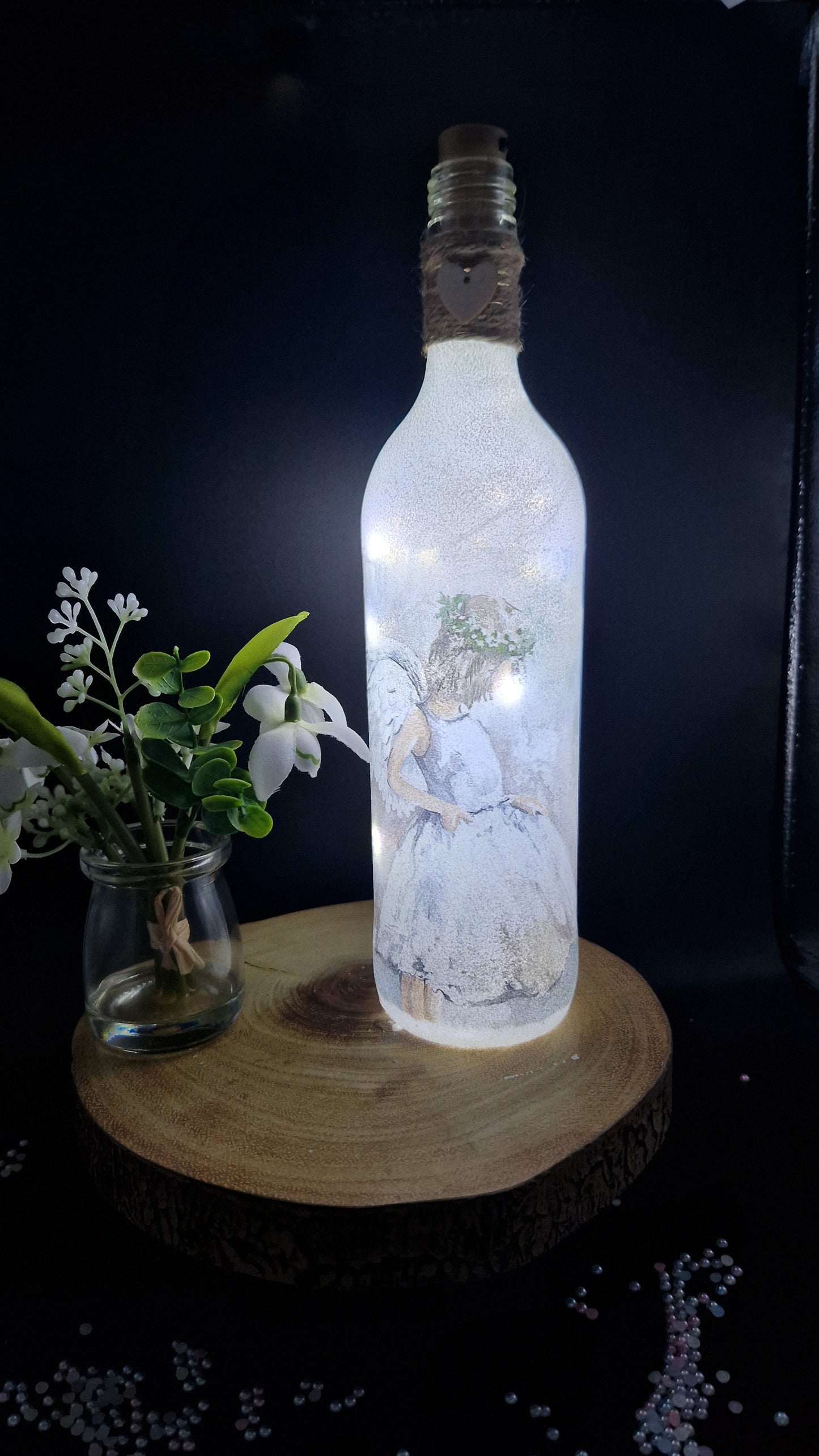 Stunning Angel Light up Bottle