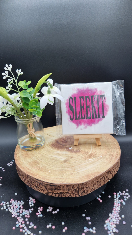 Sleekit Slogan Coaster