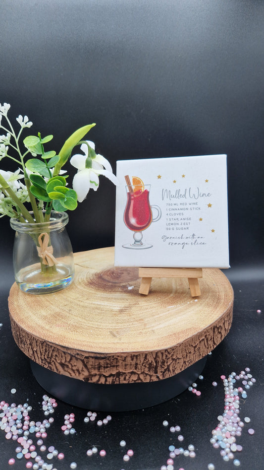 Mulled Wine recipe Coaster