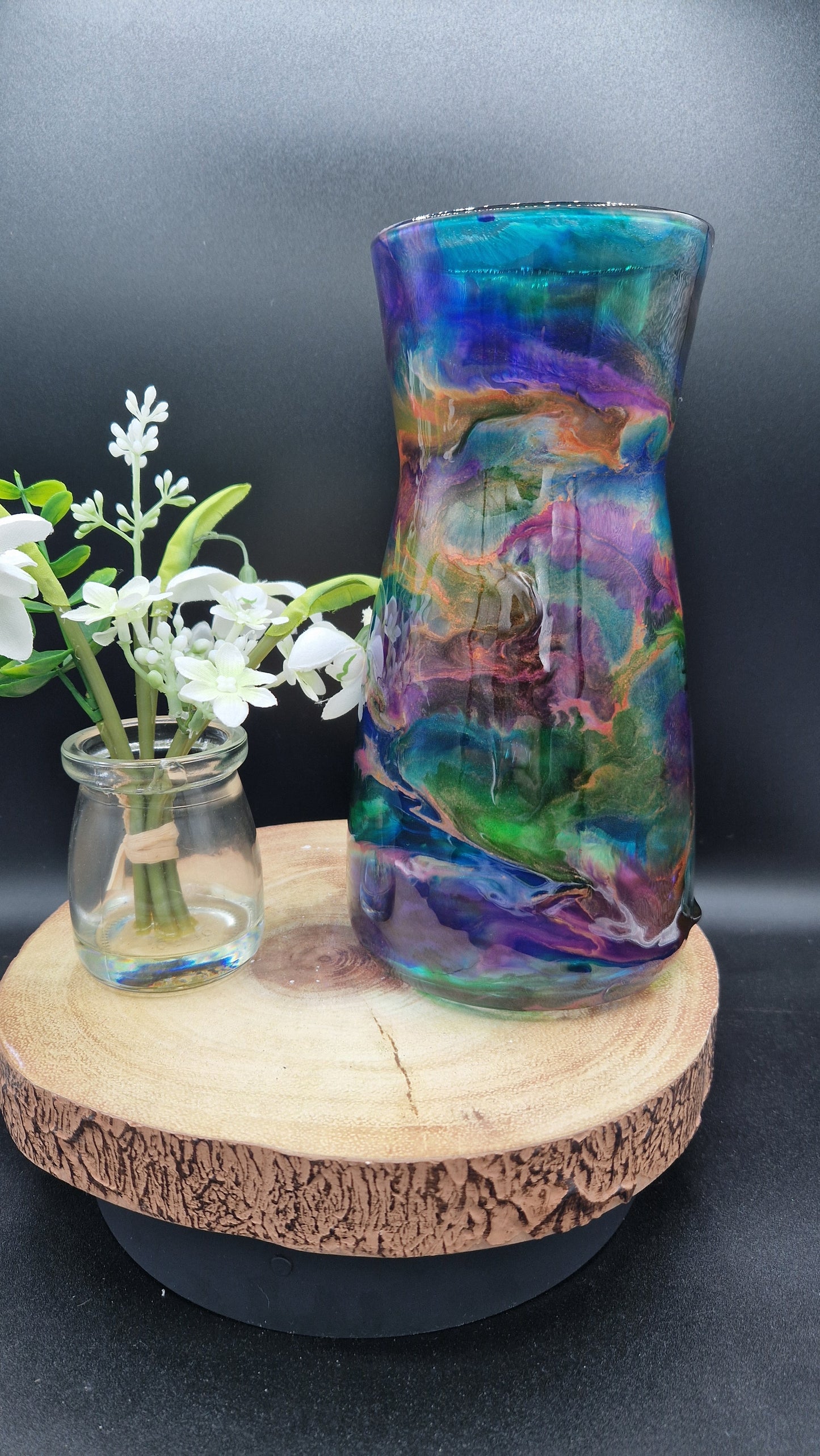 CUSTOM Resin Art Vase