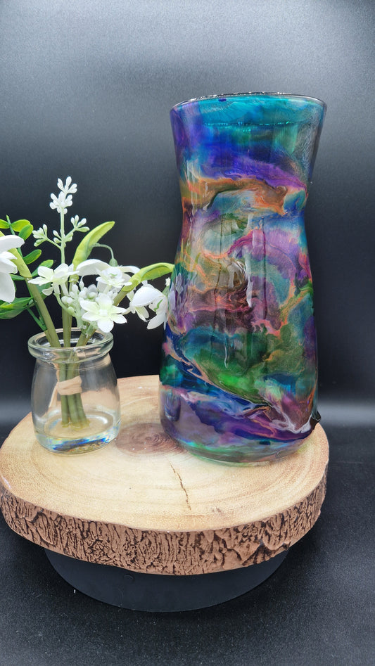Resin Art Vase