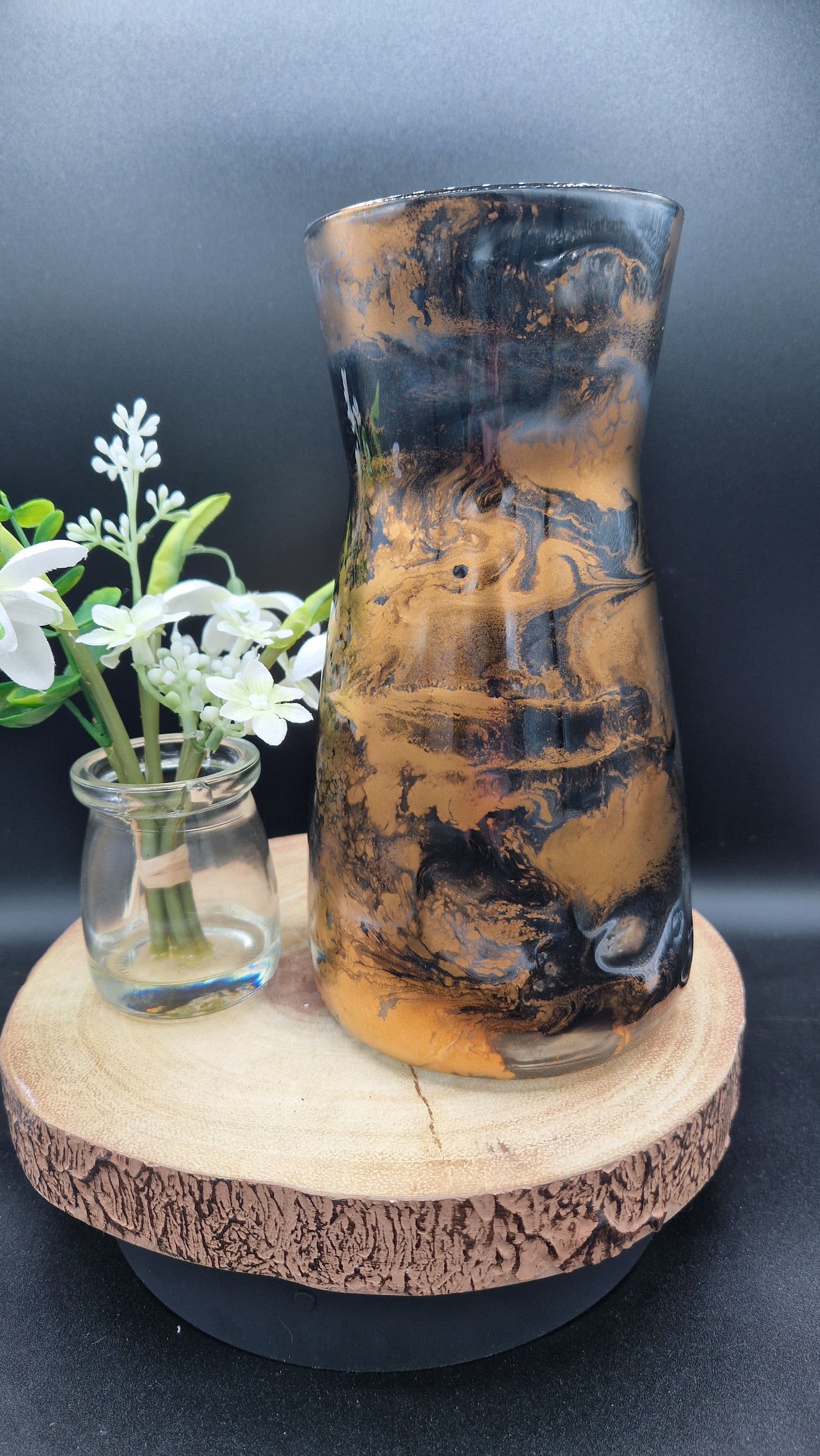 CUSTOM Resin Art Vase