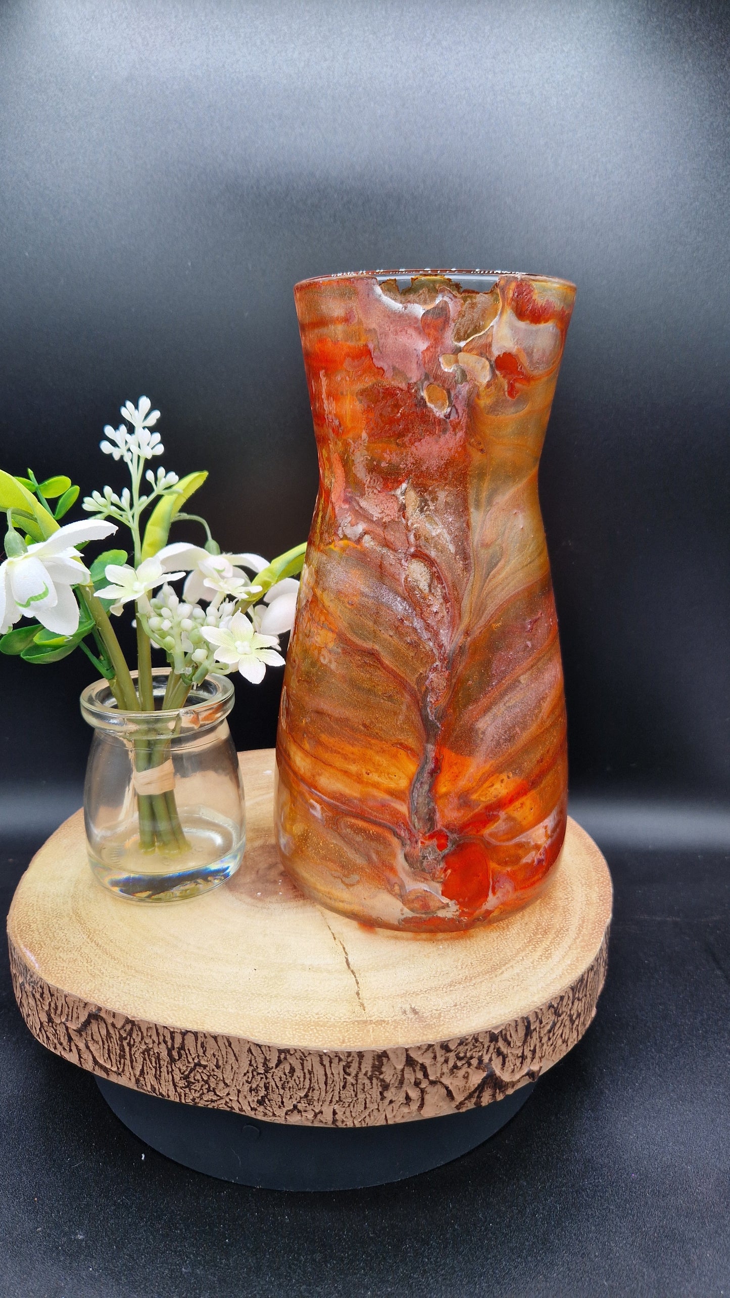CUSTOM Resin Art Vase