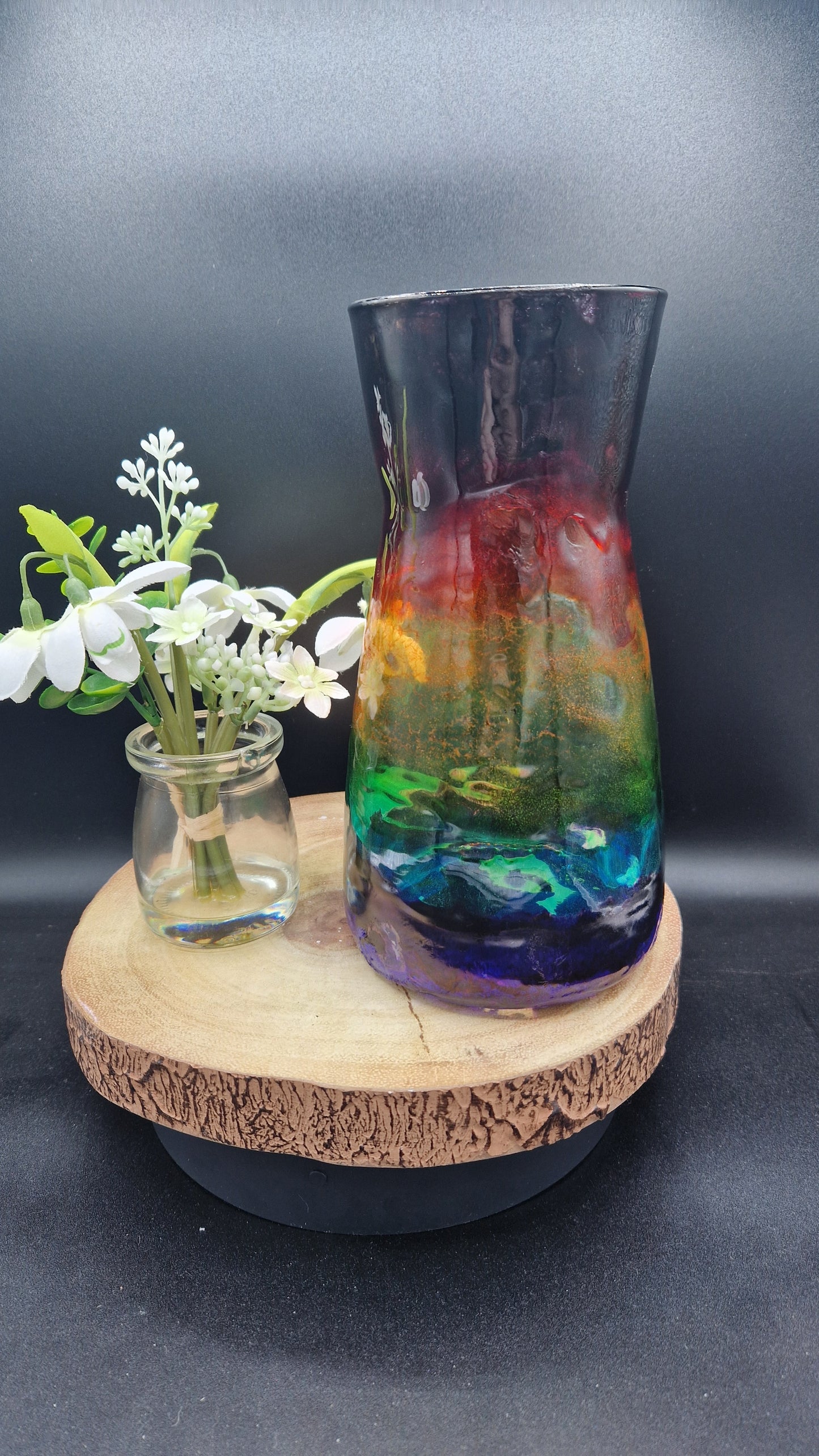 Resin Art Vase