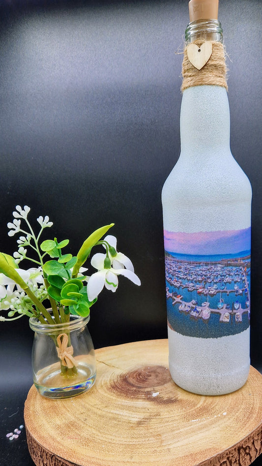 Bangor Marina Light up bottle