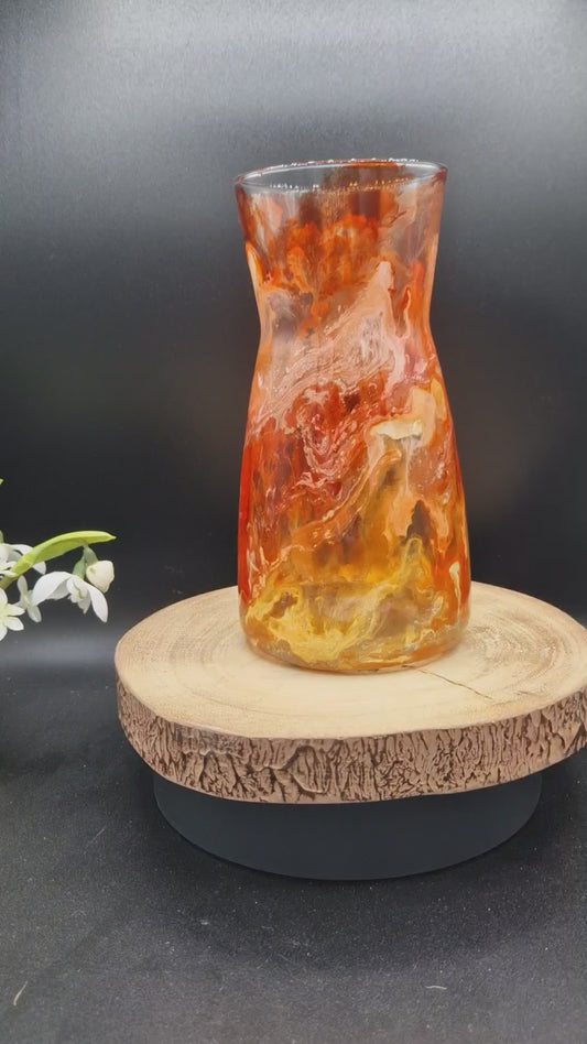 Resin Art Vase