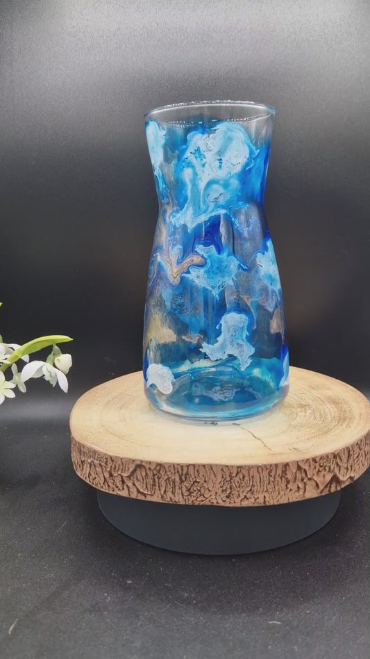 Resin Art Vase