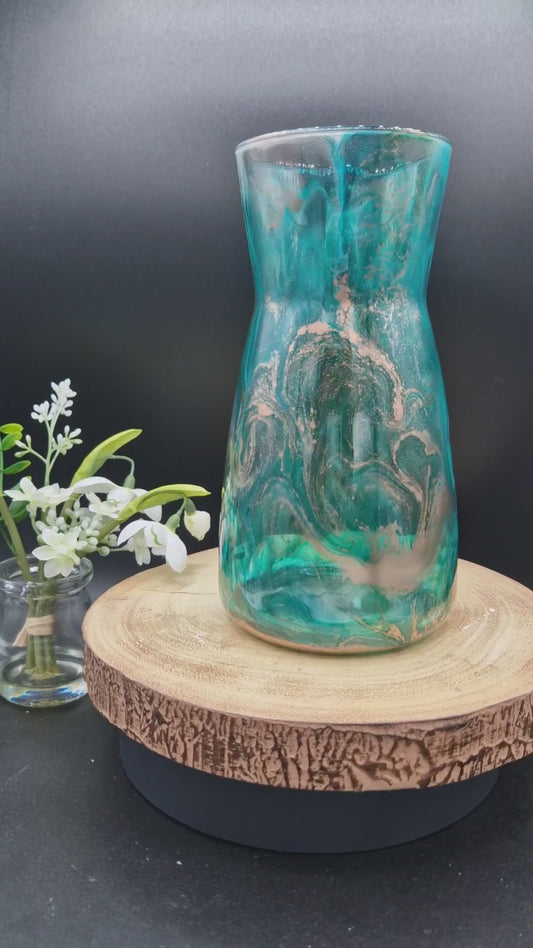 Resin Art Vase