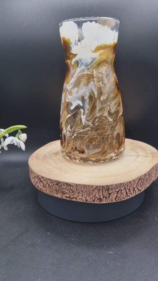 Resin Art Vase