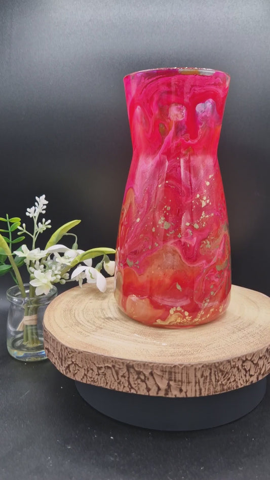Resin Art Vase
