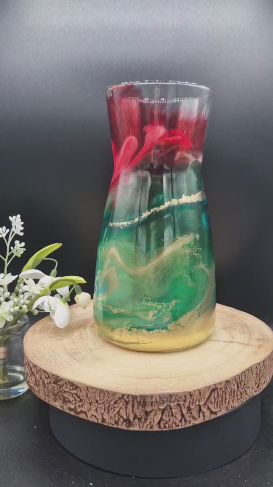 Resin Art Vase