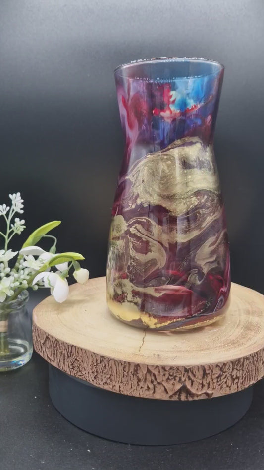 Resin Art Vase