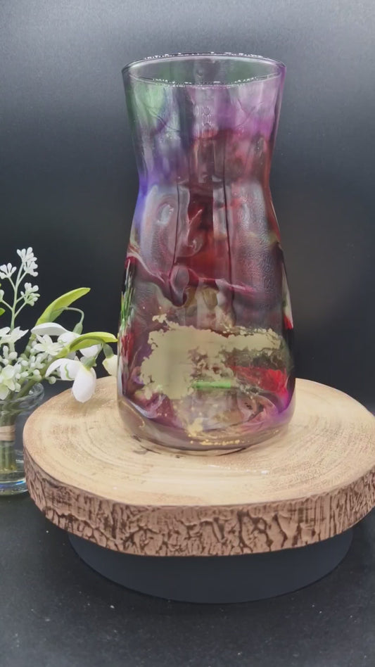Resin Art Vase