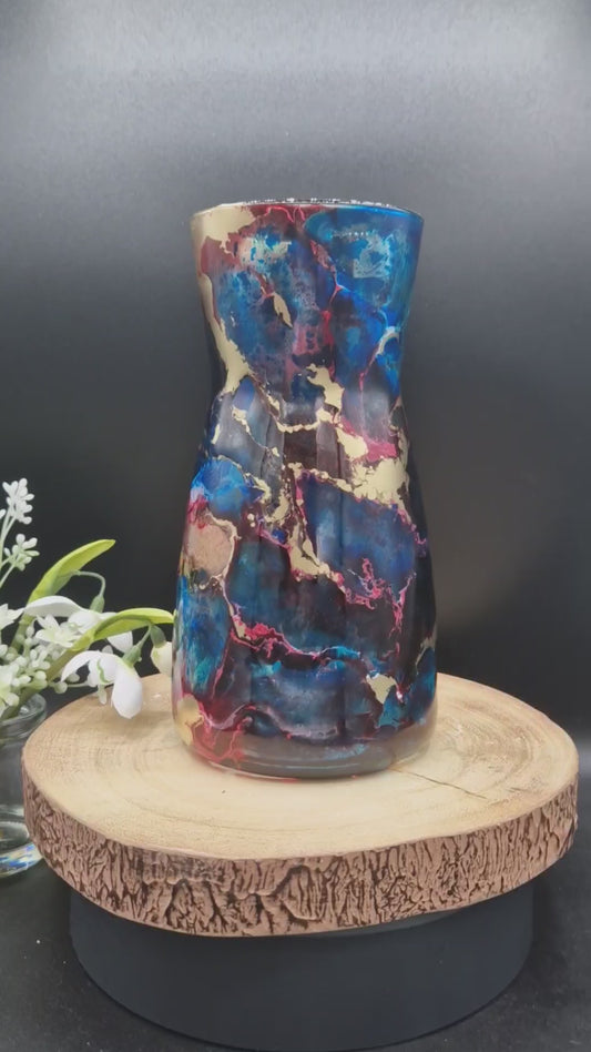 Resin Art Vase