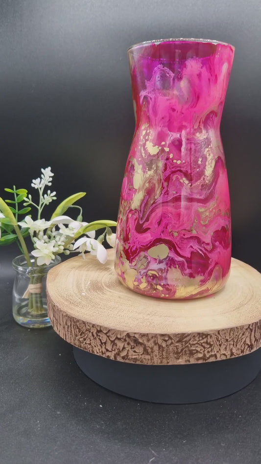 Resin Art Vase