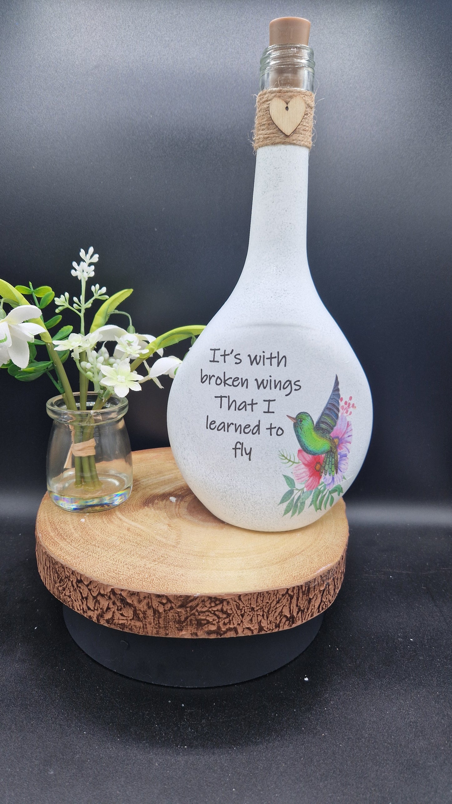 Daily Positivity Affirmation light up Bottle