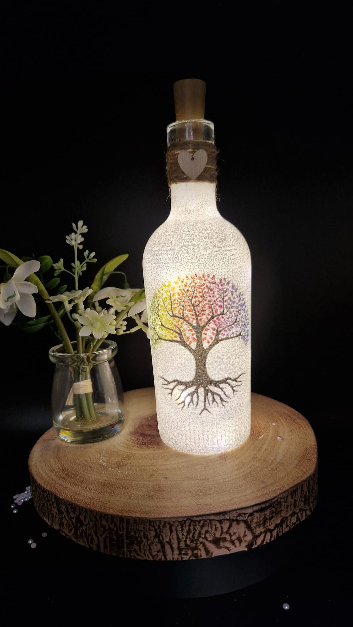 Tree of Life Light up Bottle