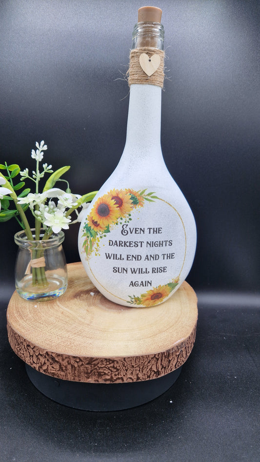 Daily Positivity Affirmation light up Bottle
