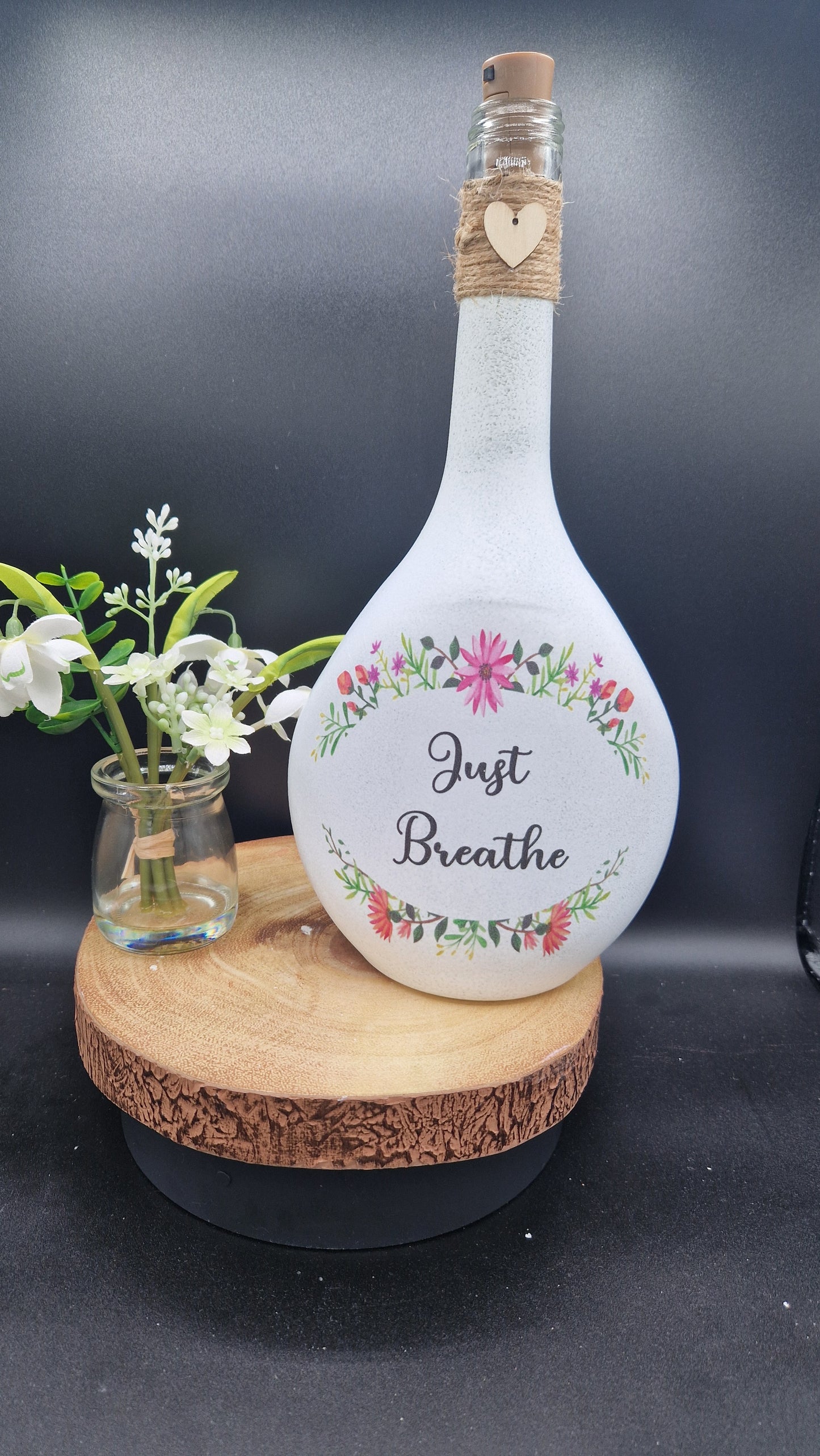 Daily Positivity Affirmation light up Bottle