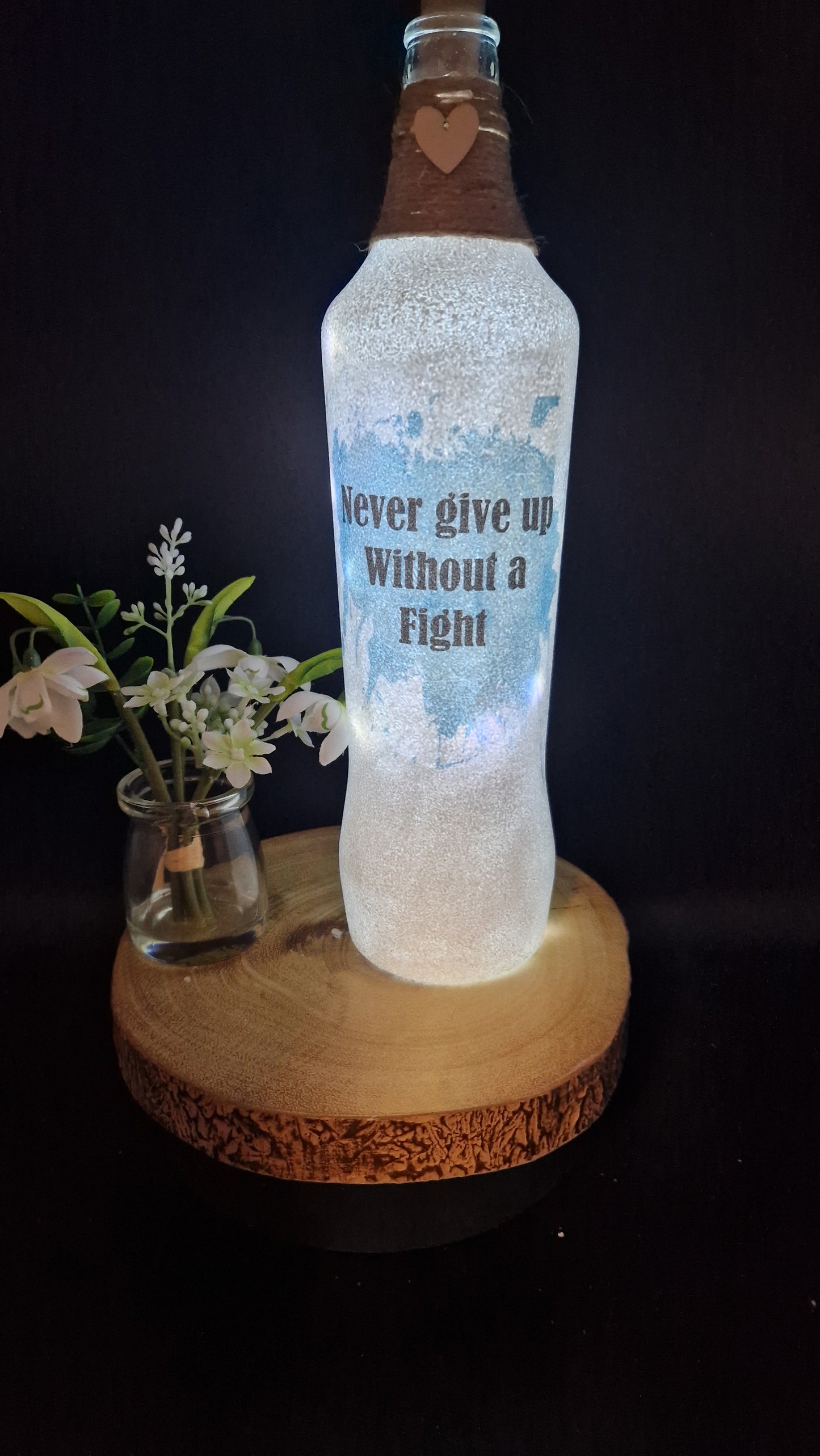 Daily Positivity Affirmation light up Bottle