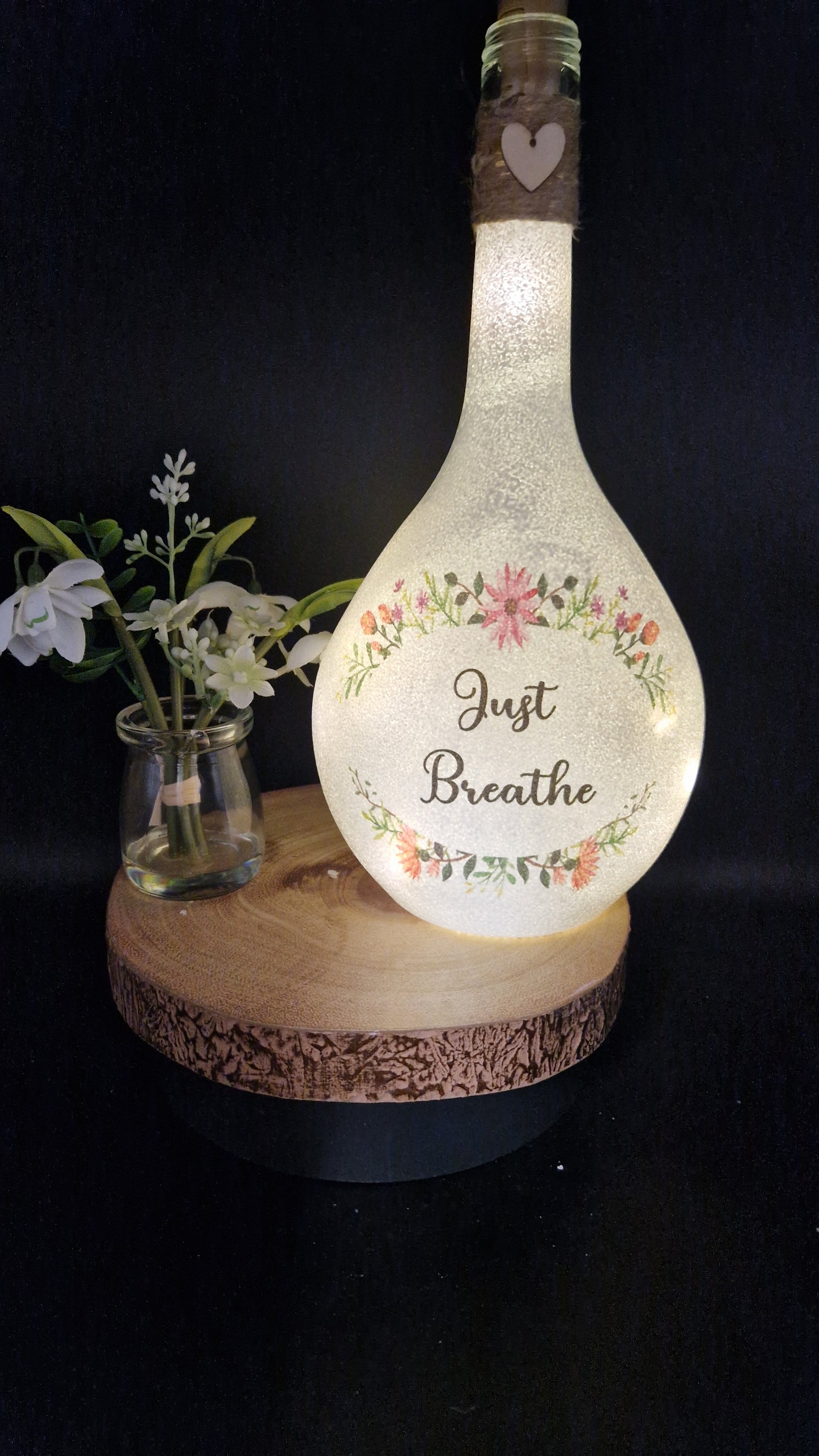 Daily Positivity Affirmation light up Bottle