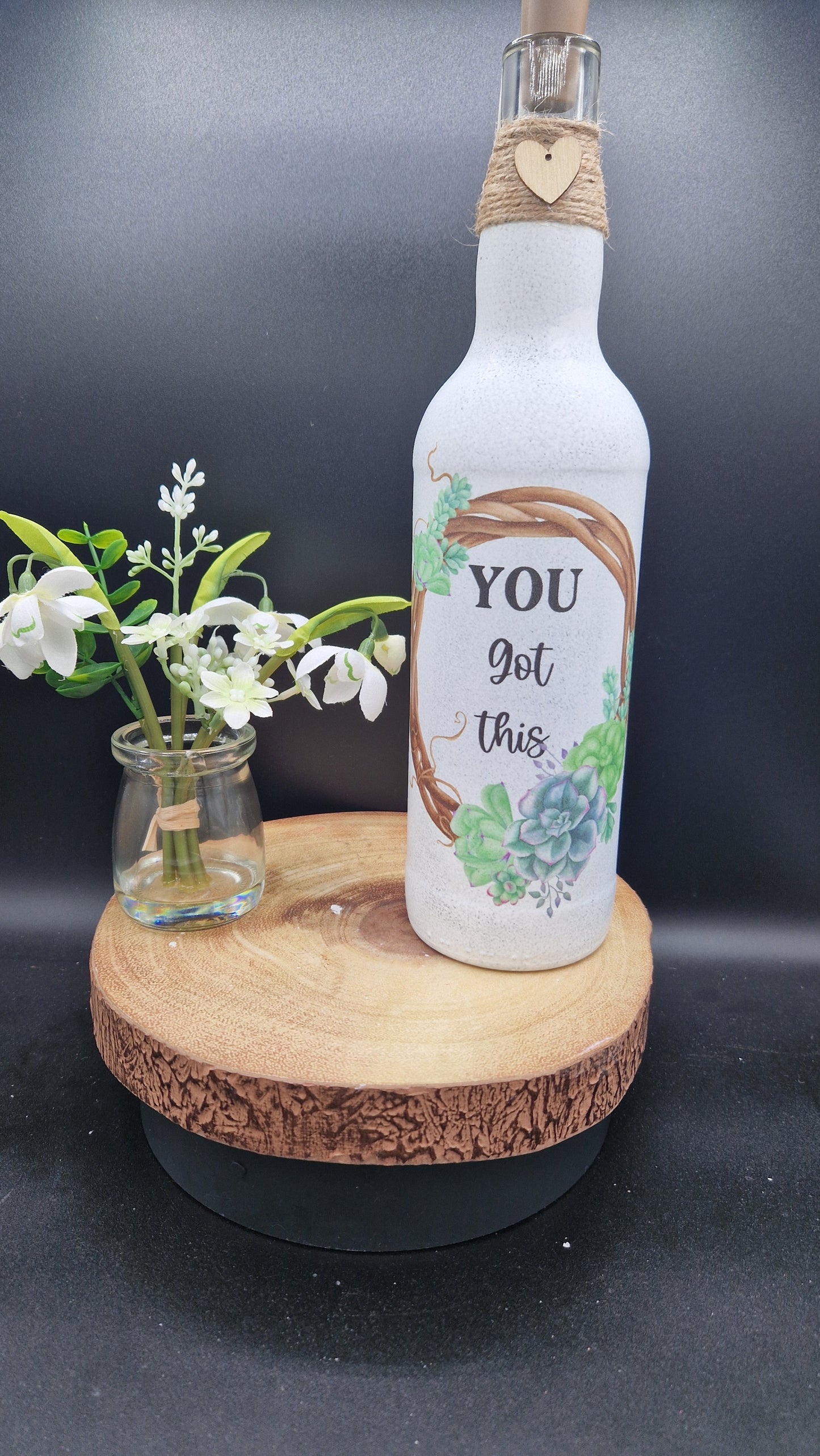 Daily Positivity Affirmation light up Bottle
