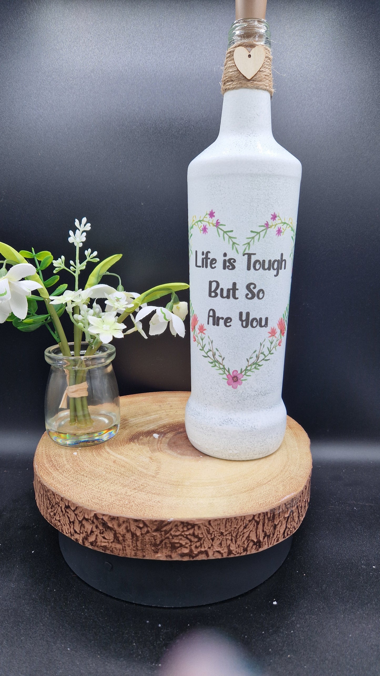 Daily Positivity Affirmation light up Bottle