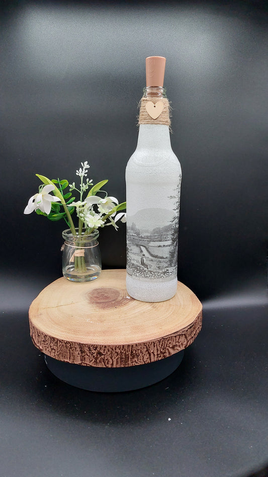 Vintage Slemish Mountain Light up bottle
