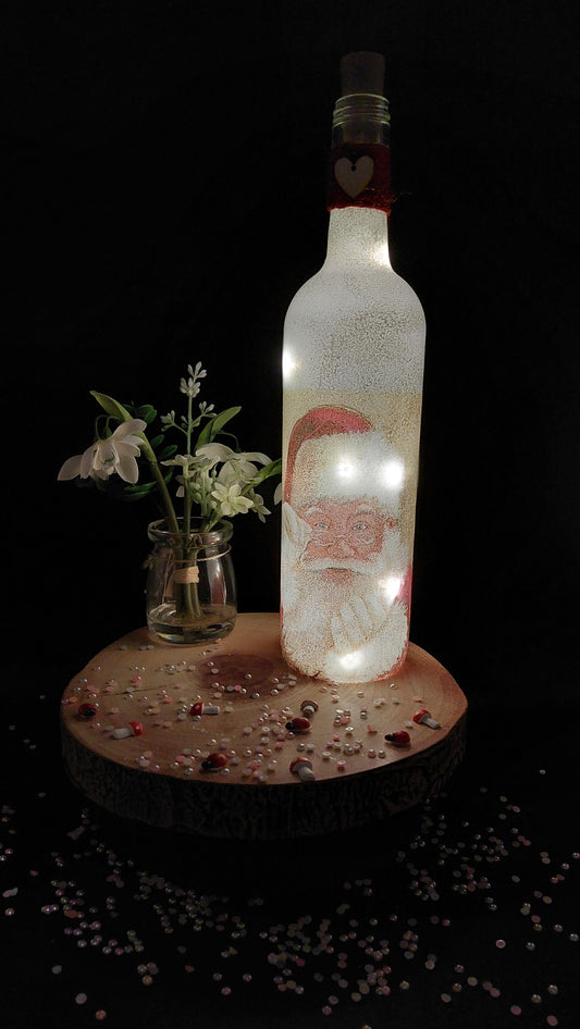 Magical Santa Light Up Bottle