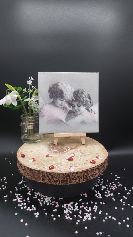 Vintage Angels Decorative Tile