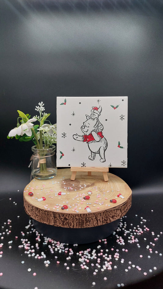 Winnie the pooh and Piglet Decorative Tile