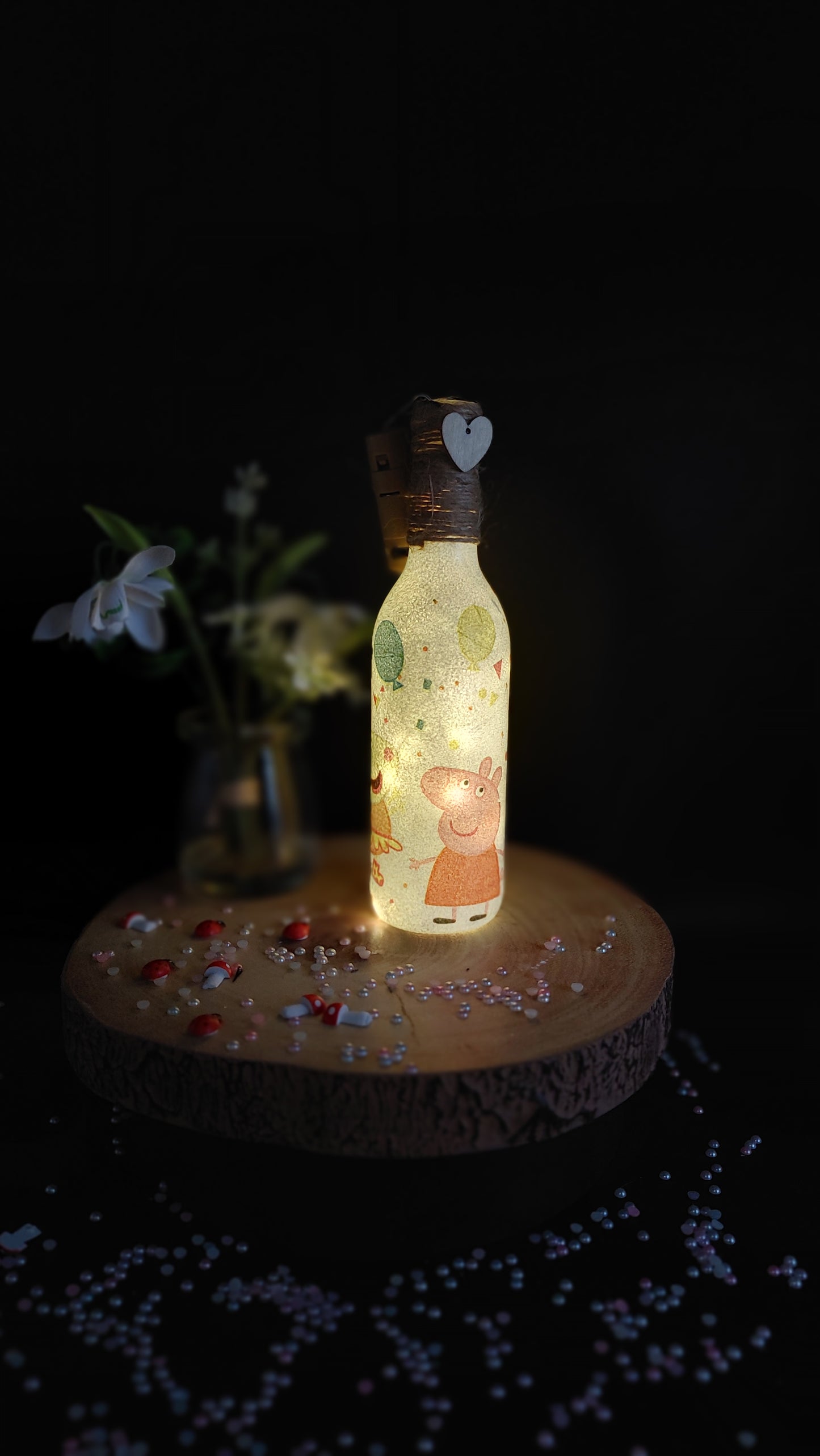 Mini Peppa Pig Light up Bottle