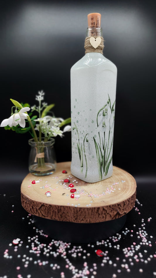 Snowdrops Light up Bottle