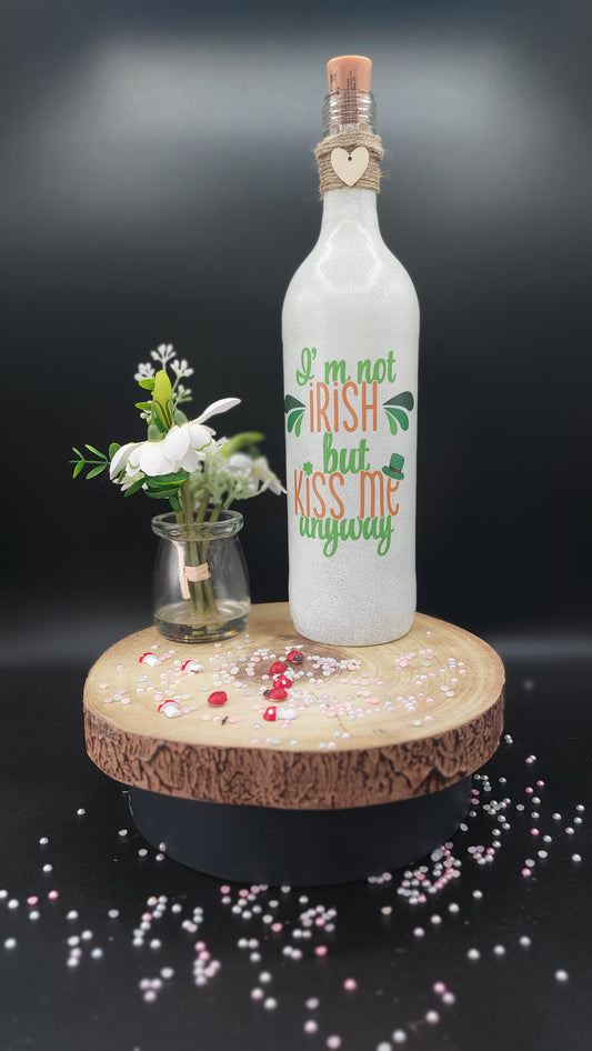 I'm not Irish Light up Bottle